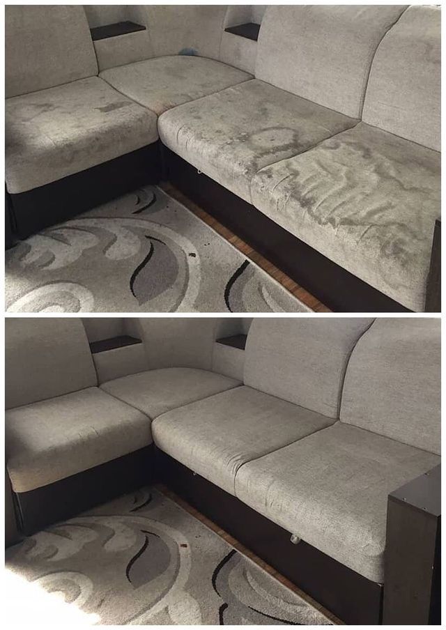 Burchak divan — Oldin / Keyin